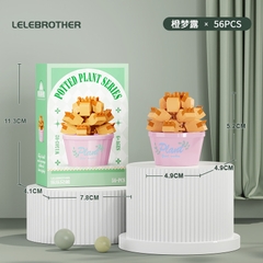 Combo 3 bộ lắp ghép chậu hoa- 56 hạt - Full Box - Sku : LG-W1503-02-C ( VAT 001-C3-11 ) - K116-T2-S2