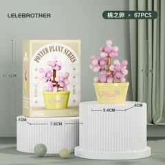 Combo 3 bộ lắp ghép chậu hoa - 67 hạt - Full Box - Sku : LG-W1503-12 ( VAT 001-C3-11 ) - K116-T2-S12