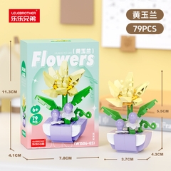 Combo 3 hộp lắp ghép chậu hoa 79pcs. SKU: LG-W1506-05 ( VAT 001-C3-11 ) K119-T2-S5