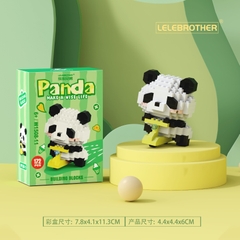 Combo 3 bộ lắp ghép gấu Panda 172pcs. SKU: LG-W1508-11-C ( VAT 001-C3-11 ) - K112-T3-S11