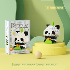 Combo 3 bộ lắp ghép gấu Panda 161pcs. SKU: LG-W1508-04-C ( VAT 001-C3-11 ) - K112-T3-S4