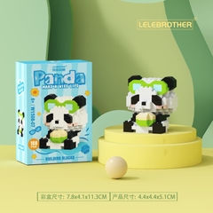 Combo 3 bộ lắp ghép gấu Panda 168pcs. SKU: LG-W1508-07-C ( VAT 001-C3-11 ) - K112-T3-S7