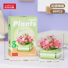 Combo 3 hộp lắp ghép chậu hoa 89pcs. SKU: LG-W1518-05-C ( VAT 001-C3-11 ) - K110-T2-S5
