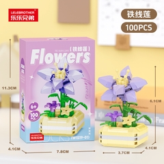 Combo 6 mẫu bộ lắp ghép chậu hoa. SKU: LG-W1519 ( VAT 001-C6-30 ) - K124-T1-S9-10-11-12