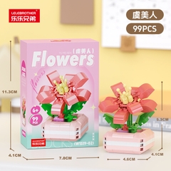 Combo 3 hộp lắp ghép chậu hoa 99pcs. SKU: LG-W1519-02 ( VAT 001-C3-11 ) - K109-T2-S2