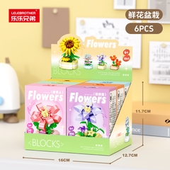 Combo 6 mẫu bộ lắp ghép chậu hoa. SKU: LG-W1519 ( VAT 001-C6-30 ) - K124-T1-S9-10-11-12