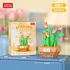 Bộ đồ chơi lắp ghép chậu hoa 205pcs. SKU: LG-W1605-16 ( VAT 001-06-11 ) K125-T3-S4