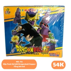 Pack anime Dragonball Supper - 1 Hộp = 32PACK - Mỗi pack có 5 thẻ- Cao 13cm - rộng 14cm - N3-K19-T5-S4