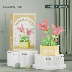 Combo 12 mẫu bộ lắp ghép chậu hoa. SKU: LG-W1604 ( VAT 001-C12-60 ) - K91-T1-S1-2-3-4