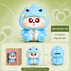 Mô Hình Các Con Vật Cosplay Khủng Long size nhỏ KT 10.5*9.8*14 cm - SKU : MH-BY0011-1 - ( VAT : MH003 )