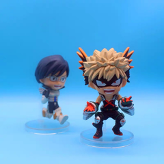 Mô Hình đồ chơi - 5 nhân vật Deku ,Lida Tenya ,Todoroki Shoto ,Bakugo Katsuki ,Asui - Học Viện Siêu Anh Hùng - No Box