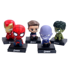Mô Hình đồ chơi -  Người Sắt Lắc Đầu - Avengers - Bộ lắc đầu - Có Hộp Đẹp - Có Hộp Đẹp - N3-K24-T1-S3