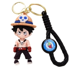 móc khóa luffy cởi trần - dây dài 9.5cm mô hình cao 8.5cm - nặng : 50gram - no box