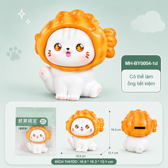 Mô Hình Các Con Vật Cosplay Món Ăn Cá Nướng size nhỏ KT 16.8*16.3*12.1 cm -  SKU : MH-BY0004-1 ( VAT : 002-09-60 )