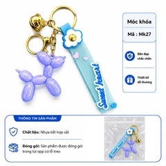 Móc khóa chú chó - SKU: mk27 (VAT: MK001-5)