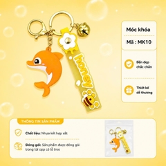 Móc khóa cá heo -SKU : mk10 - (VAT: MK001-5)