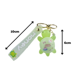 móc khóa rùa xanh - Dây móc dài : 10cm - Mô Hình Cao : 6cm - Nặng : 50gram - No Box : bọc túi OPP N3-K17-T1-S3