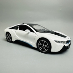Mô Hình xe bmw i8 trắng tỉ lệ 1:22 Hợp kim có thể mở cửa - bánh sau chạy cót - Dài 21cm - rộng 9cm - cao 5cm - nặng : 800gram - FULL BOX : box màu SKU : oto292 - N3-K8-T3-S4
