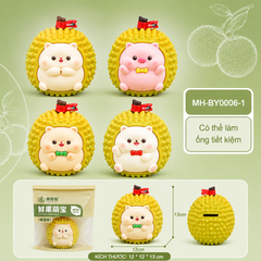 Mô Hình Các Con Vật Cosplay Trái Cây Sầu Riêng size nhỏ KT 12*12*13 cm - SKU : MH-BY0006-1 - ( VAT : MH002 )