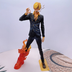Mô hình đồ chơi - Sanji áo đen đứng hút thuốc hàng siêu đẹp - One Piece - có vỏ hộp màu (D-11)