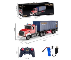 Đồ Chơi Ô tô Điều Khiển Từ Xa 6 Kênh Container Truck- SKU: DK-QH300-1D ( VAT 009-02-200 ) - K140-T4-S2