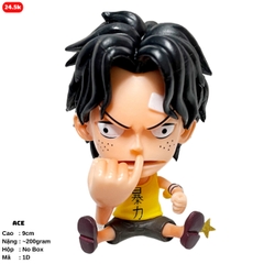 Mô hình đồ chơi - Ace cực dễ thương -  One Piece - Bộ Chibi - No Box - K16-T1-S4