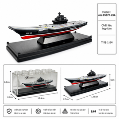 Mô Hình Tàu Sân Bay tỉ lệ 1:64 chất liệu hợp kim - SKU : oto-95577-23A ( Vat : 103-05-20 !!! )