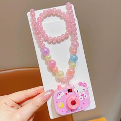 Dây Đeo Cổ Máy Ảnh Chiếu Hình Cute Kuromi Phát Sáng Xinh Xắn - Cao 5.8cm Dài : 5.4cm - Nặng : 50gram - boc túi - no box