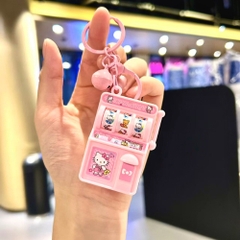 Móc Khóa Máy Quay Thưởng Pingo hello kitty . Dài 11cm , Rộng 3.5cm - Nặng 50gram - SKU : moc283d