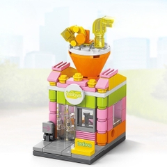Bộ Đồ Chơi Lắp Ghép Mô Hình Cửa Hàng Trà Sữa - 105pcs - Full Box - Sku : LG-8924-3 ( VAT 001-11-11) K120-T1-S3