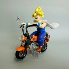 Mô Hình DragonBall gohan lái xe máy cao 12cm nặng 300g , Figure DragonBall - Hộp Màu - N1-K8-T3-S1