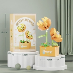 Combo 2 bộ  Lắp Ghép Lego Hoa đào - 187 hạt - Full Box - Sku : LG-W1604-07 - ( VAT 001-C2-11 ) - K126-T2-S7