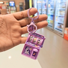 Móc Khóa Máy Quay Thưởng Pingo Kỳ Lân Tím . Dài 11cm , Rộng 3.5cm - Nặng 50gram - SKU : moc283f