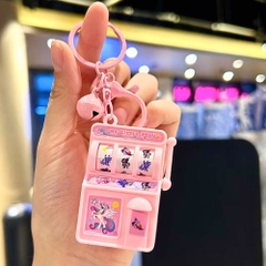 Móc Khóa Máy Quay Thưởng Pingo Kỳ Lân Hồng . Dài 11cm , Rộng 3.5cm - Nặng 50gram - SKU : moc283e