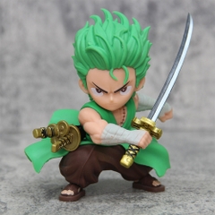 Mô Hình OnePiece Zoro AI chibi trắng thái chiến đấu - cao 13cm - nặng 200gram - Full Box - Figure One Piece N1-K56-T5-S1