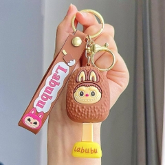 Móc Khóa labubu Que Kem Nâu . Dây móc dài : 10cm - Mô Hình Cao : 8cm - Nặng 50gram K77-T7-S8