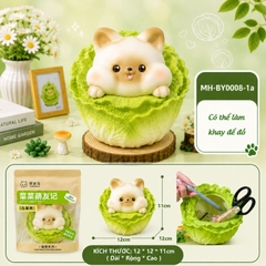 Mô Hình Các Con Vật Cosplay Rau Cải Bắp Size Nhỏ KT 12*12*11 - SKU : MH-BY0008-1 - (VAT: MH002)
