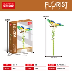 Bộ lắp ghép Hoa & côn trùng 93pcs. SKU: LG-9127-10 ( VAT 001-06-11 ) - K129-T1-S10