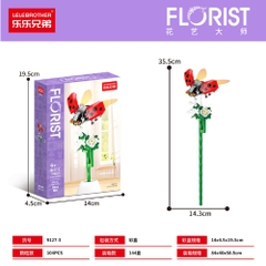 Bộ lắp ghép Hoa & côn trùng 104pcs. SKU: LG-9127-3 ( VAT 001-06-11 ) - K129-T1-S3