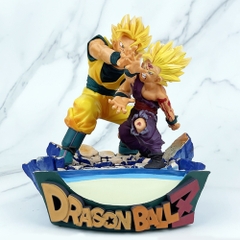 Mô hình DragonBall Goku và Gohan trạng thái chiến đấu - Cao 17cm - nặng 700gram - Dragon Ball - Bọc Túi OPP - Hộp Màu - N1-K22-T1-S3