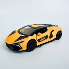 Mô Hình Xe Đua Vàng tỉ lệ 1:36 Hợp kim có thể mở cửa - bánh sau chạy cót - Dài 12.5cm - rộng 5.5cm - cao 3.5cm - nặng : 300gram - FULL BOX : box màu SKU : oto535c - K53-T2-S9