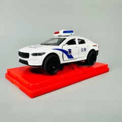 Mô Hình Xe cảnh sát trắng tỉ lệ 1:36 Hợp kim có thể mở cửa - Dài 12cm - rộng 5cm - cao 3cm - nặng : 300gram - FULL BOX : box màu SKU : oto474b -  K55-T3-S8