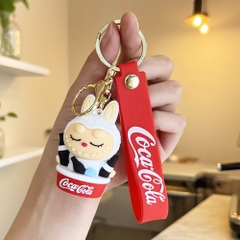 Móc Khóa labubu ngồi chậu - Dây móc dài : 10cm - Mô Hình Cao : 6cm - Nặng : 50gram - No Box : bọc túi OPP K76-T6-S3