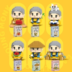 ( Giá 1 con - Bộ 6 con - Đặt Số Lượng 6 ) Đồ Chơi Lắp Ghép Lego ComBo 6 Mẫu Nhân Vật Sư Thiếu Lâm Tự - Full Box - Sku : LG-W1330 ( VAT 001-C6-90 ) K121-T1-S2,s3