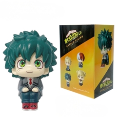 Mô Hình Học Viện Anh Hùng Deku Chibi - Cao 10cm - nặng 150gram - My Hero Academia - có hộp màu - K62-T3-S1