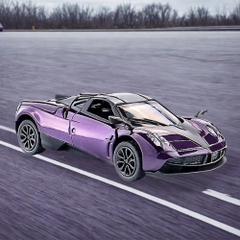 Mô Hình Xe Pagani Huayra tỉ lệ 1:43 Hợp kim có thể mở cửa - bánh sau chạy cót - Dài 10.5cm  - rộng 4.5cm - cao 2.6cm - FULL BOX : box màu SKU : oto552a - (VAT: 003-01-35) - K54-T2-S4