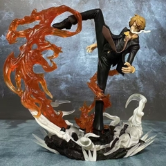 Mô Hình OnePiece Sanji chiến đấu siêu ngầu Cao : 28.5cm nặng 1800g - One Piece - Full Box - Hộp Màu - K13-T4-S4-S5 (G-12)