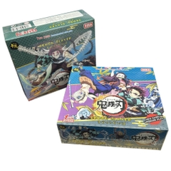 Pack anime thẻ kimetsu noyaiba diệt quỷ ( 32 Pack 1 hộp - 1 Pack có 5 thẻ ) - dài 14 - cao 13cm - Hộp màu N3-K20-T3-S4