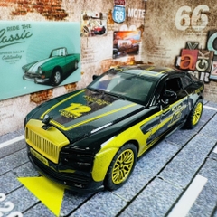 Mô Hình Xe roll royce đen đua tỉ lệ 1:36 Hợp kim có thể mở cửa - bánh sau chạy cót - Dài 12.5cm - rộng 5.5cm - cao 4cm - nặng : 300gram - FULL BOX : box màu SKU : oto526 - K52-T2-S7