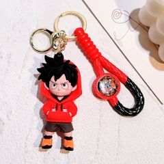 móc khóa luffy sành điệu - dây dài 11cm mô hình cao 6cm - nặng : 50gram - no box
